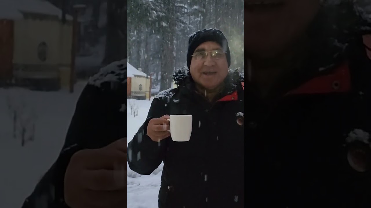 heavy snowfall in Kalam #kalamvalley #snow #snowfallinswat #kalamsnowfall