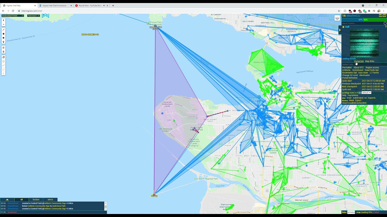 Basic IITC Drawing for Ingress