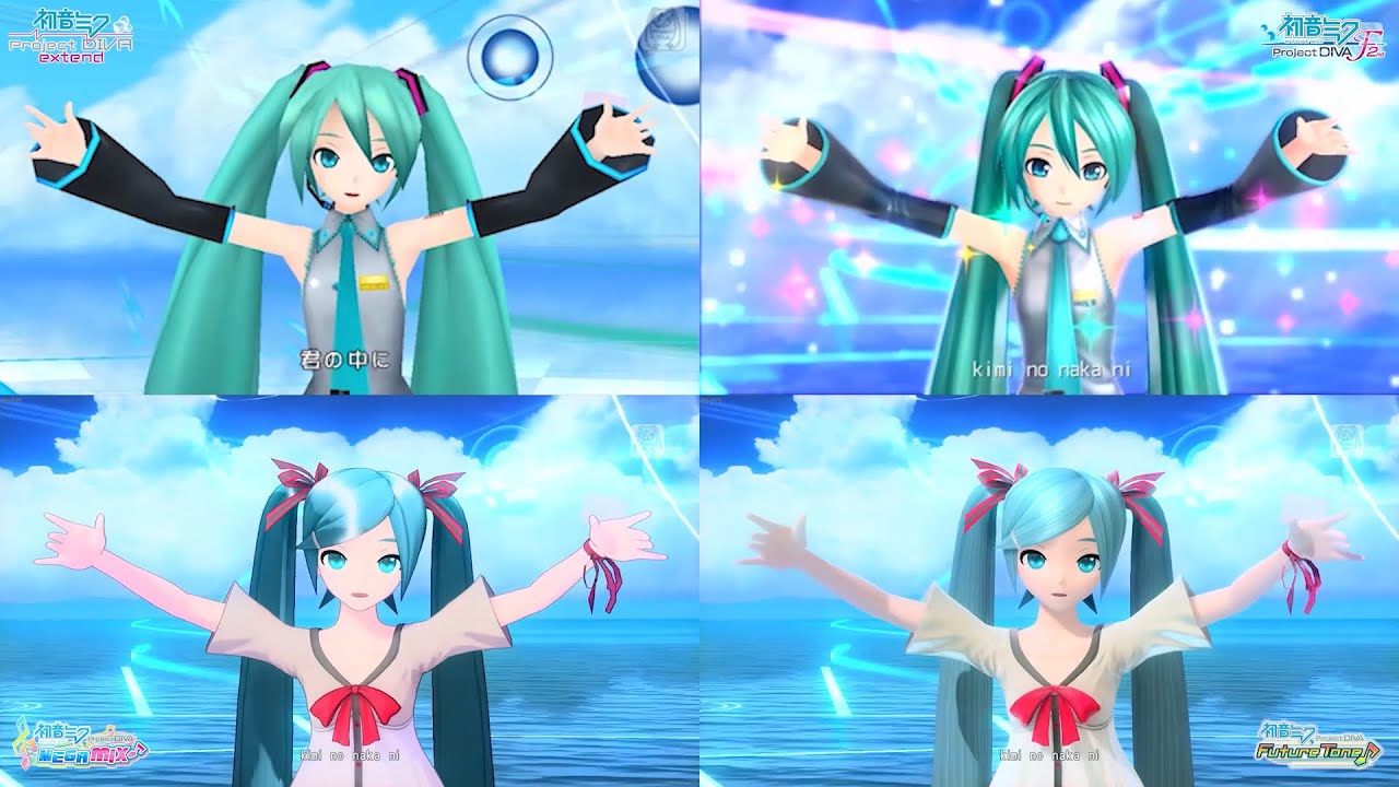 Hatsune Miku: Project Diva COMPARISON