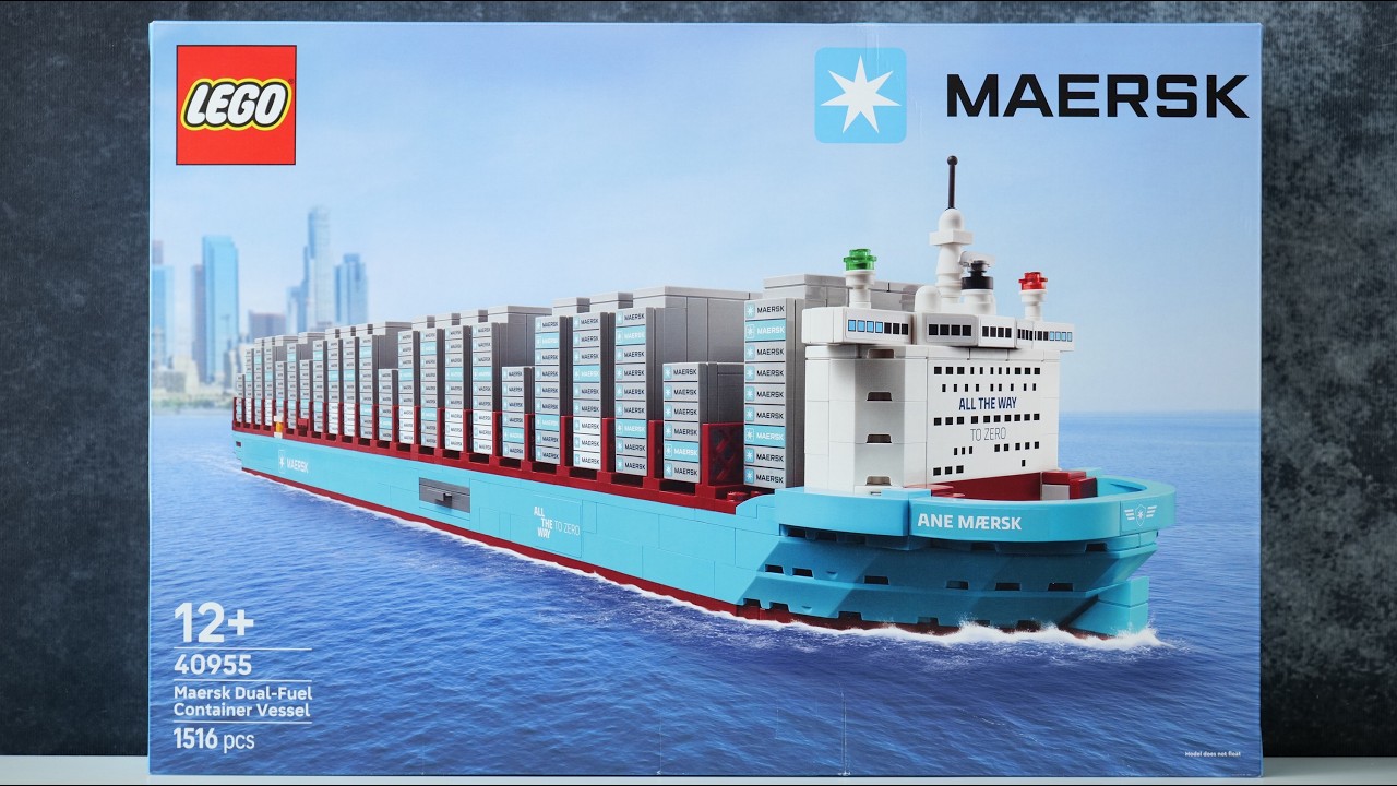 LEGO 40955 Maersk Dual Fuel Container Vessel - LEGO Speed Build Review