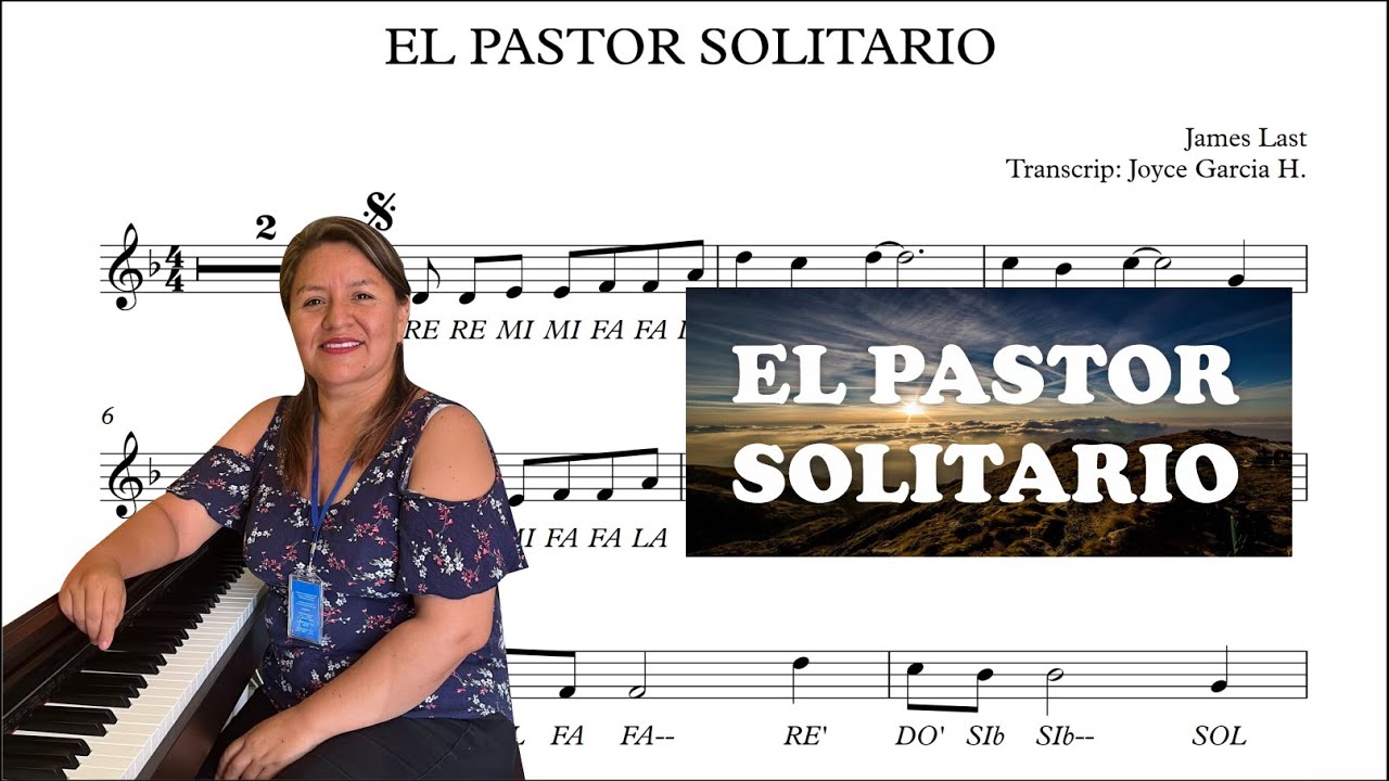 🎶🎻✅ Pastor Solitario - Partitura Dm