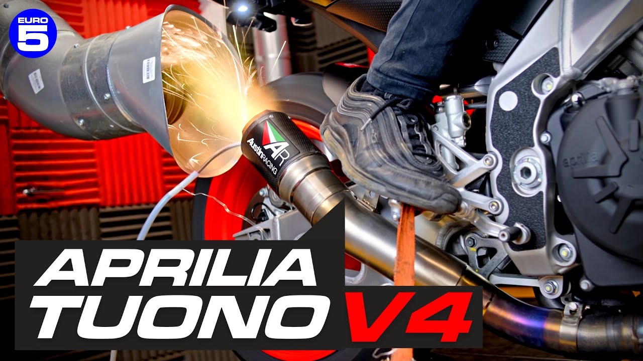 Aprilia Tuono V4 Euro 5 Flaming Dyno Runs | BHP UK Custom ECU Remapping