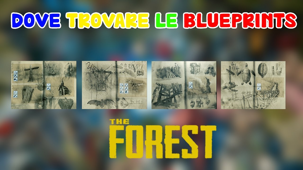DOVE TROVARE TUTTE le BLUEPRINTS su THE FOREST -The Forest [17]