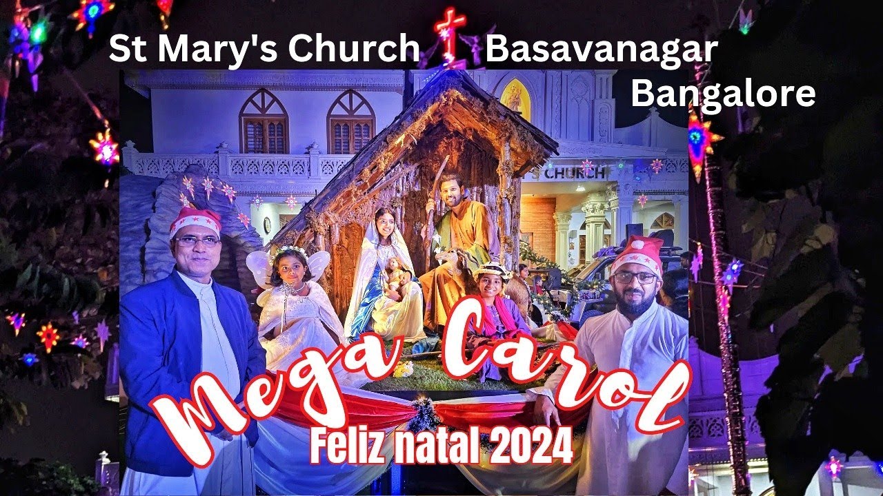 Mega Carol Procession Highlights | St Mary's Church Basavanagar, Bangalore