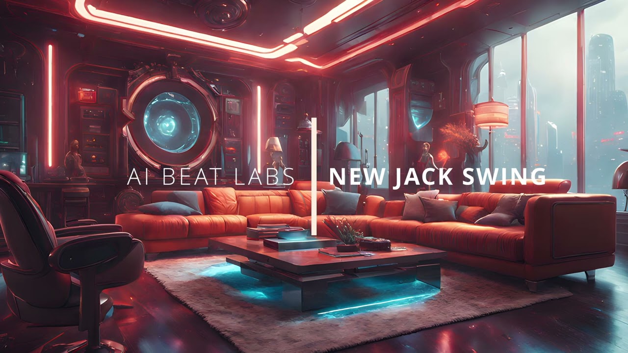 NEW JACK SWING LIVING THE FUTURE - 100% AI GENERATED MUSIC - MIX FOR STUDY, RELAXING & WORK - 1 HOUR