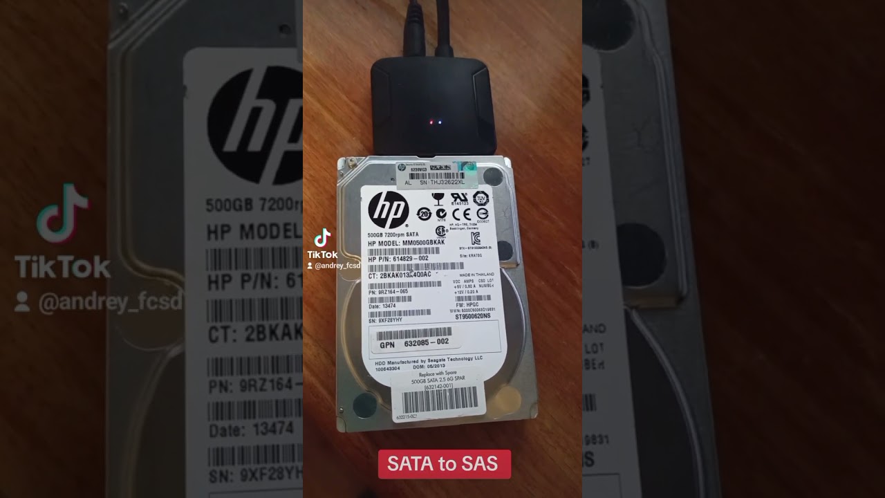 SAS to SATA. Попытка подключения HDD SAS.