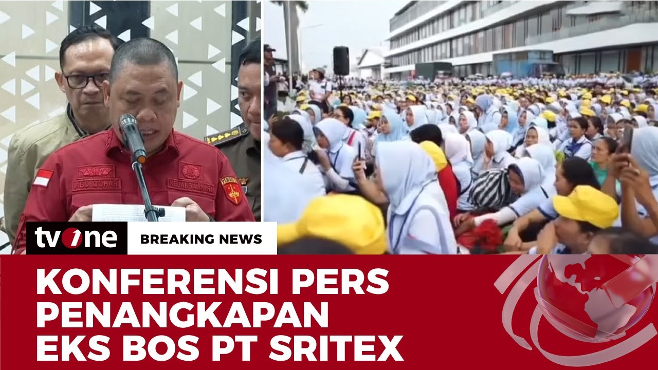 [BREAKING NEWS] Kejagung Tangkap Eks Dirut PT Sritex Iwan Lukminto | tvOne