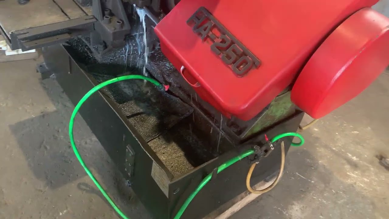 Máy cưa cấp phôi Amada HA-250, 5 tốc độ, cấp 1 hoặc 2 lần; bản đủ, mạch vuông. LH 0904567984, tks