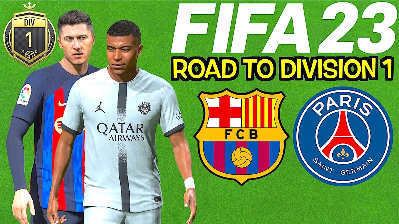 FIFA 23 Online Seasons #92 - Road To Division 1 - Barcelona vs PSG