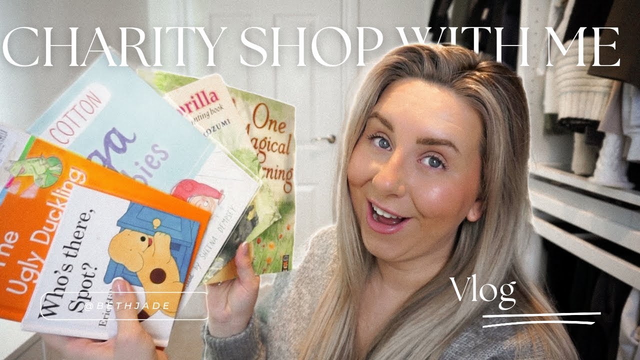 CHARITY SHOP WITH ME | New In, Vlog + Haul, Come thrift with me!