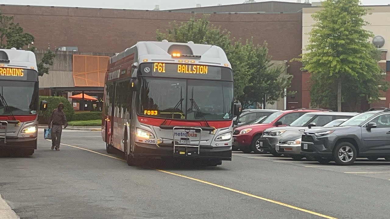 Wmata MetroBus 2000 Series Ride, #2936, Route: F61, Fair Oaks Mall to Ballston-MU