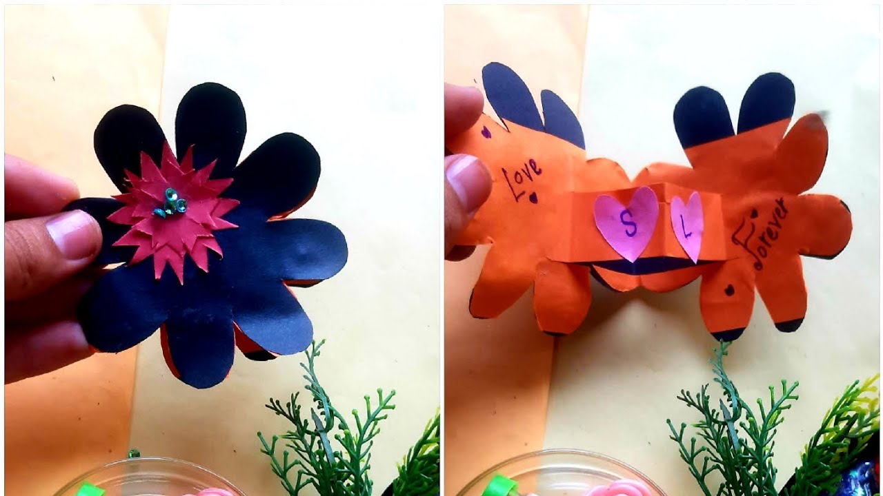 How to make easy and cute mini greeting card
