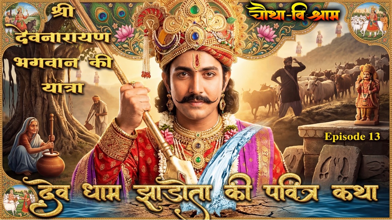 Dev Lila Episode 13 श्री देवनारायण भगवान की यात्रा झाडोता धाम की कथा चौथा विश्राम #devnarayan #katha