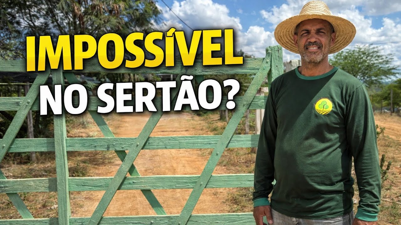 O Que Esse Agricultor Fez no Sertão Vai te Surpreender