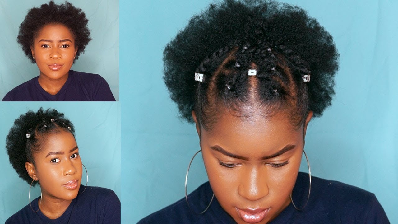 Trendy Two Strand Twist Style on Short 4c Natural Hair!!!|Mona B.