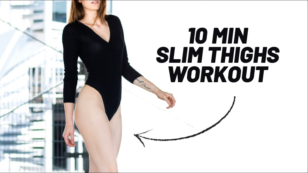 SLIM THIGHS IN 10 MINUTES // MEDIUM LEVEL // NO EQUIPMENT