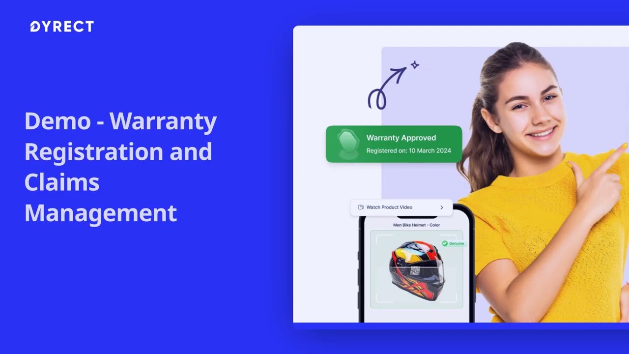 Dyrect Warranty Management and Product Registration Software Demo