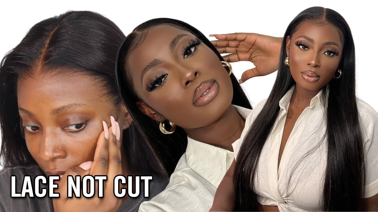 GRWM: EVERYDAY MAKEUP & HD LACE BONE STRAIGHT WIG |HAIRVIVI CLEAN BLEACHED FRONTAL