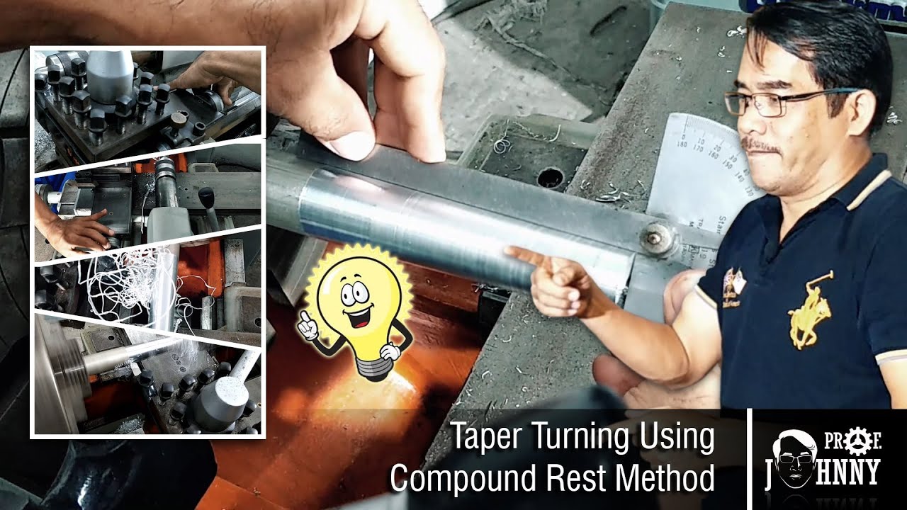 Taper Turning Using Compound Rest Method