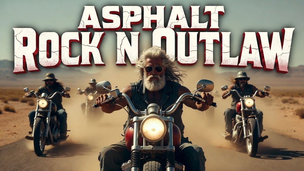Asphalt Rock n Outlaw 🇺🇸🔥 American Rock n Roll Music for Open Highway Rides