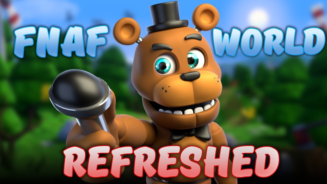 This FNAF World Fan Game is ... R̴e̷f̴r̶e̷s̷h̸i̶n̴g̵