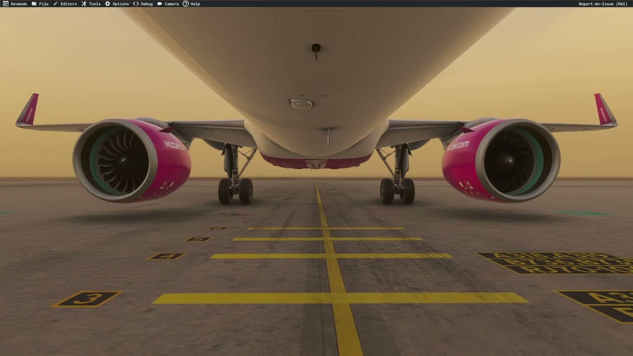 Wizz Air FSLabs PW A321-271NX Germany EDDB Berlin Brandenburg Intl. Airport