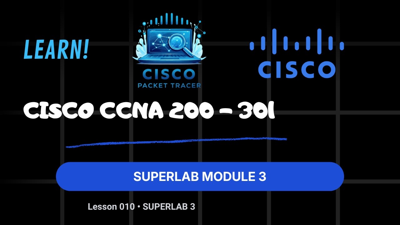 Konfigurasi Modul Superlab 3 - Lab CCNA 200 - 301