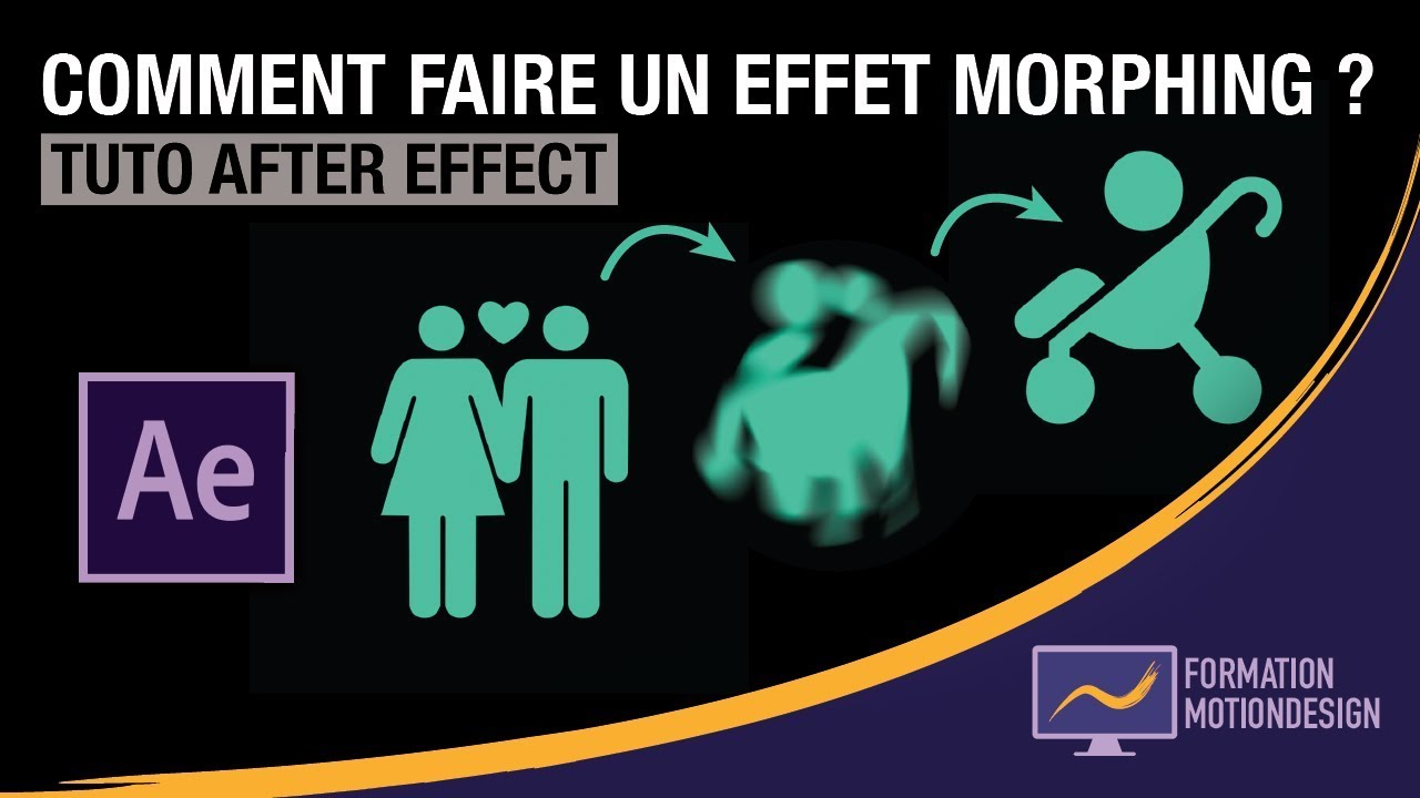 Comment faire un EFFET MORPHING avec After Effect ? - Tuto morphing After Effect français