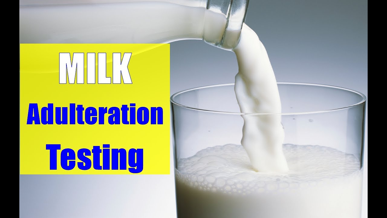 Lecture on Milk Adulterants Testing