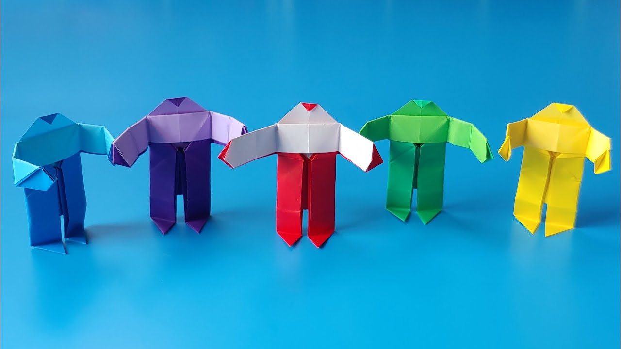 색종이로 로봇 접는방법(종이접기) / 네모아저씨 / Origami Robot