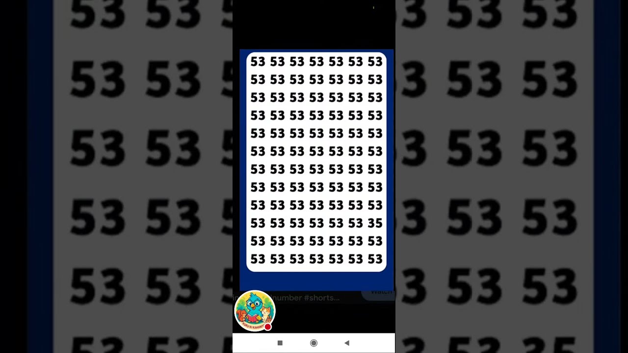 can you spot the odd number???