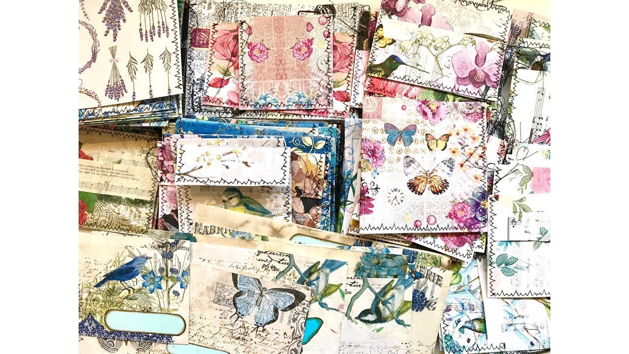 Ways to use napkins for junk journal embellishments