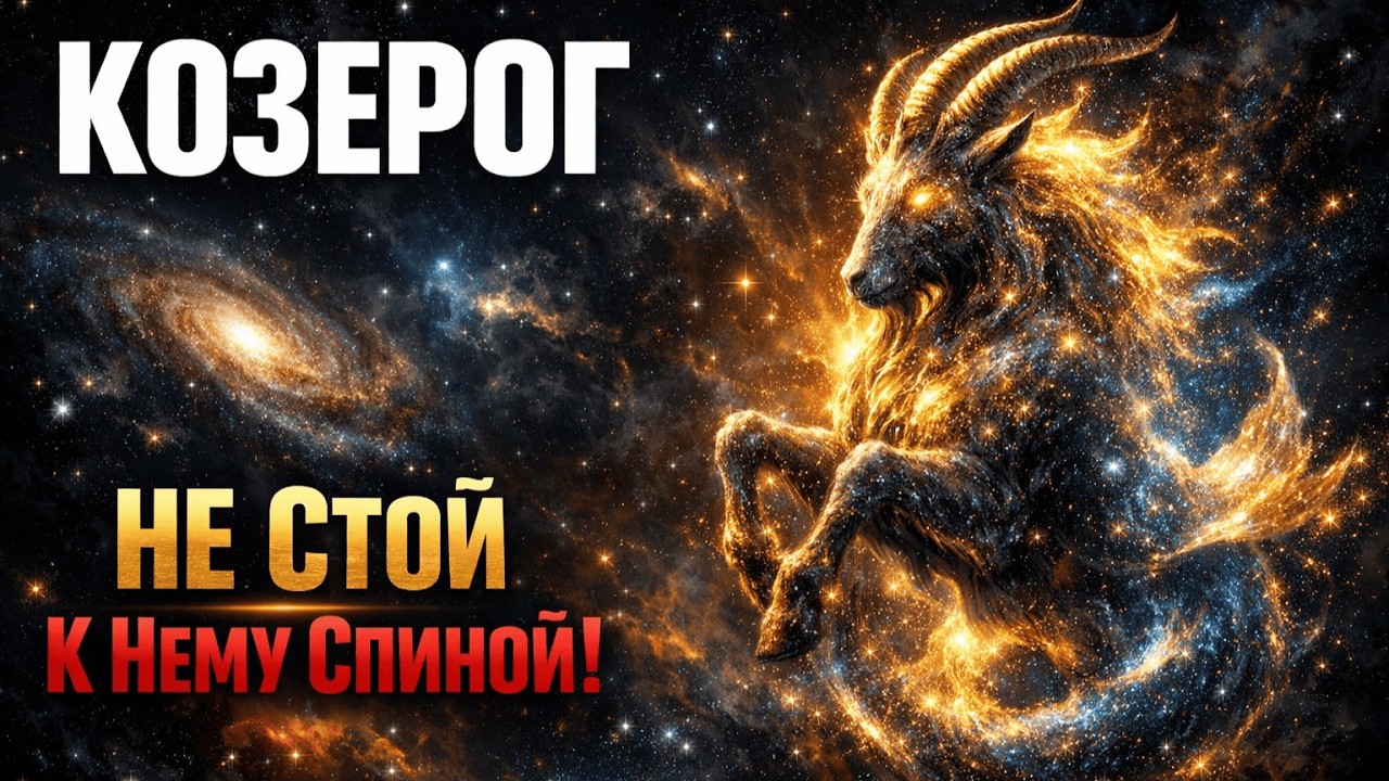 КОЗЕРОГ: НЕ ПОВОРАЧИВАЙСЯ К НЕМУ СПИНОЙ! Удар может прилететь от самого близкого человека. Гороскоп