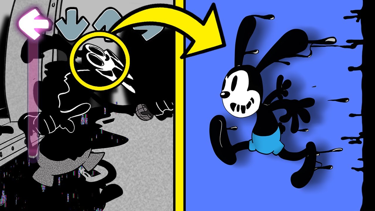 References in FNF x Pibby | Corrupted Oswald vs Pibby | Come and Learn with Pibby