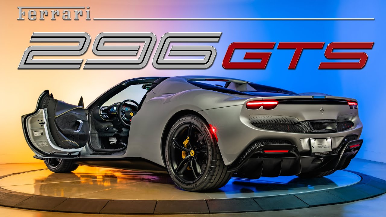 2025 Ferrari 296 GTS Sound and POV Walkaround - Argento Nurburgring