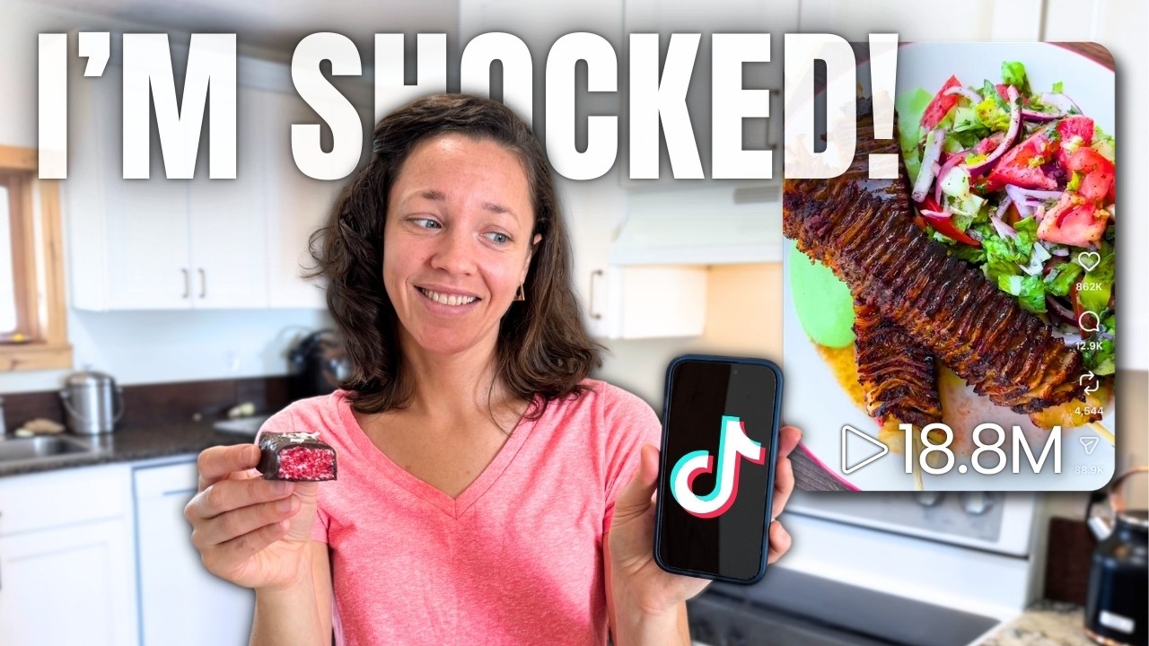 We Tried Viral TikTok Recipes BUT with Homegrown Ingredients