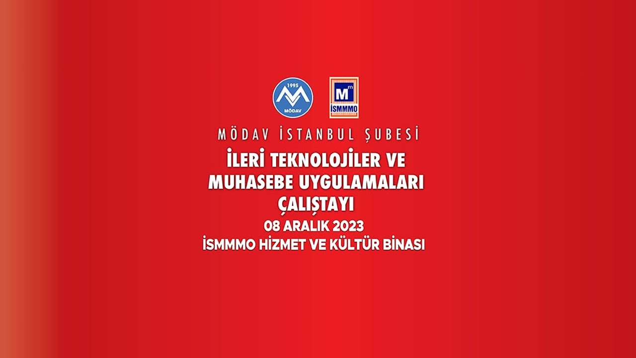 İLERİ TEKNOLOJİLER VE MUHASEBE UYGULAMALARI ÇALIŞTAYI (1. OTURUM)