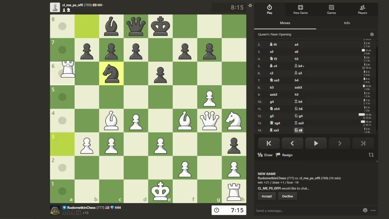 Chess | Road to 2000 Elo | #20
