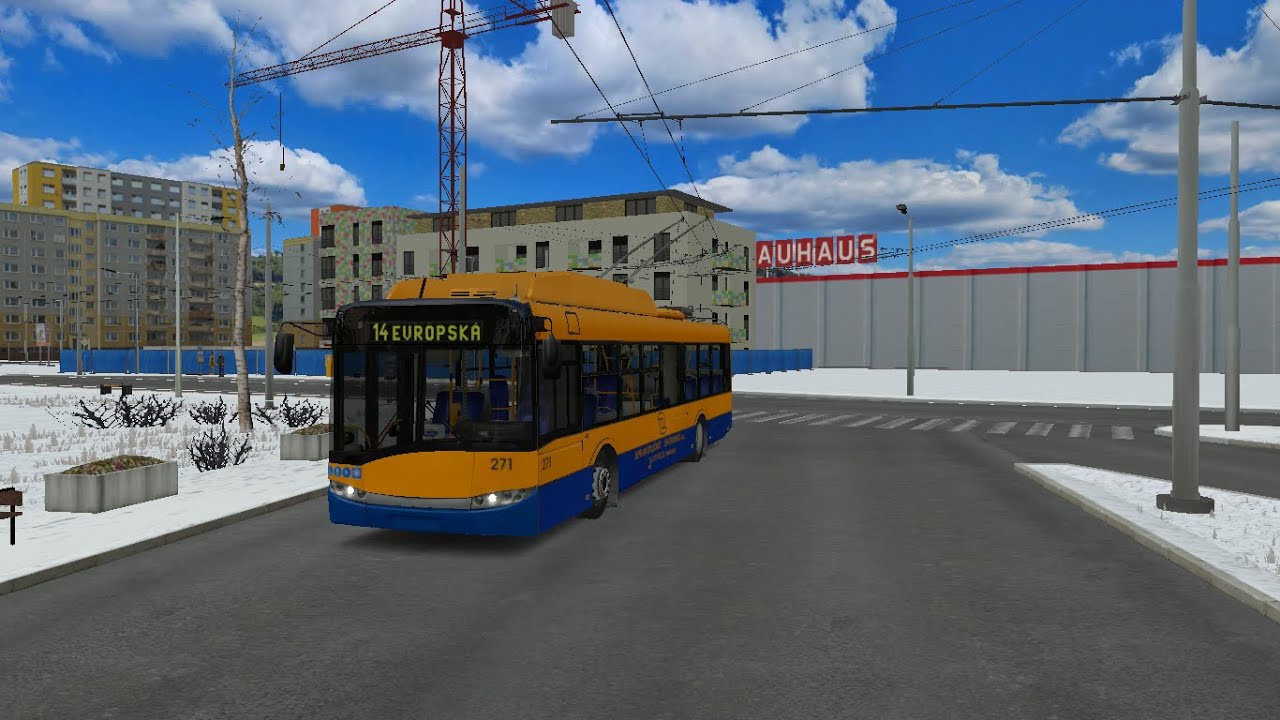 Simt Simulator Škoda 26tr DSZO poslední jízda na baterie 14 Evropská