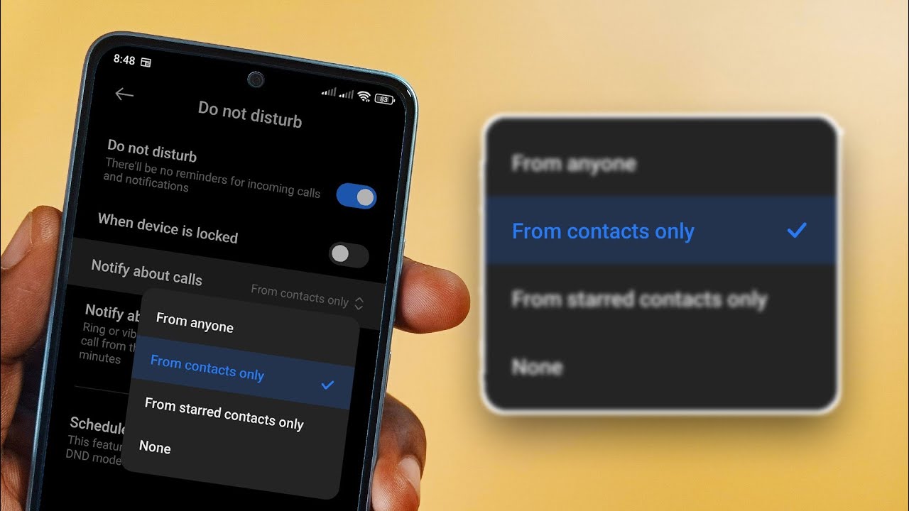 Как разрешить звонки только от ваших контактов на Android