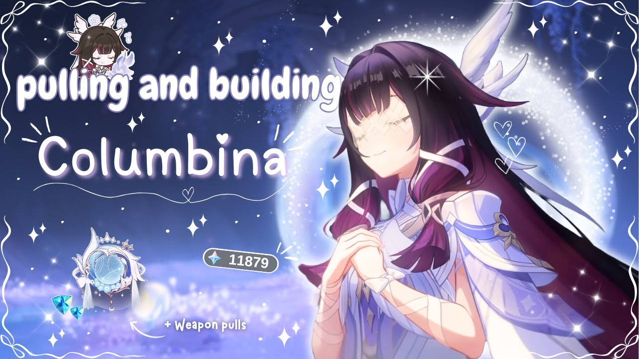 Я пою для Колумбины 🤍‧₊˚♪ 𝄞₊˚⊹ вытягиваю и развиваю её ꒰ঌ ໒꒱ | уютный геймплей Genshin Impact ₊˚⊹ ᰔ