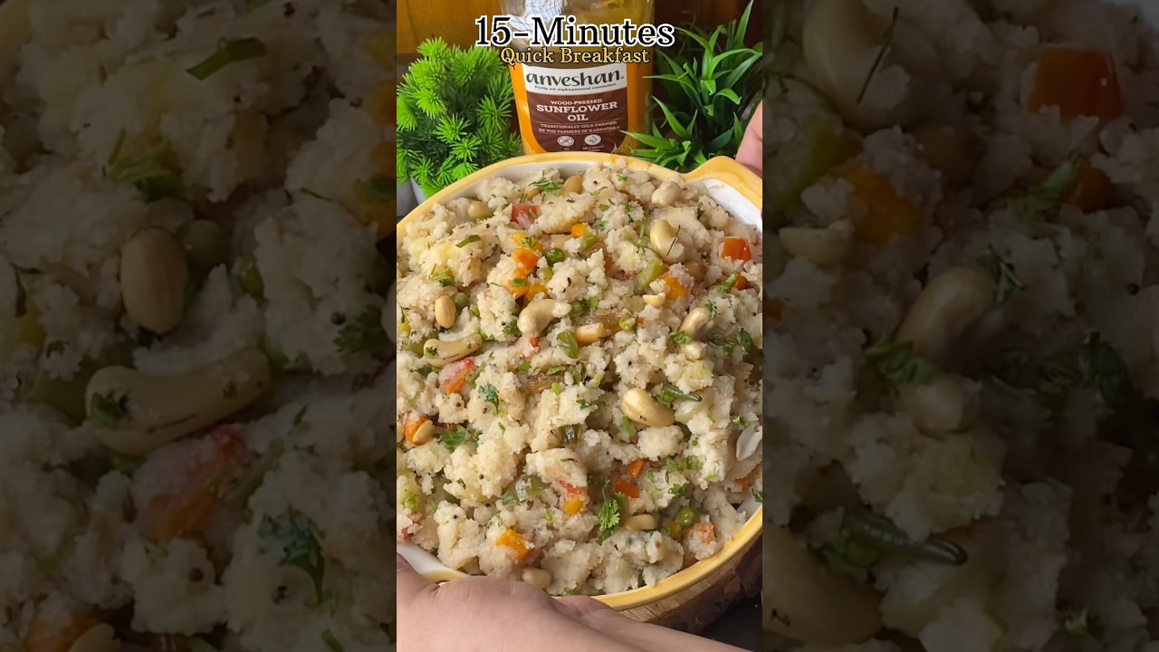 Sooji Upma ✨😋 #ytshorts #upma #easyrecipe #youtubeshorts