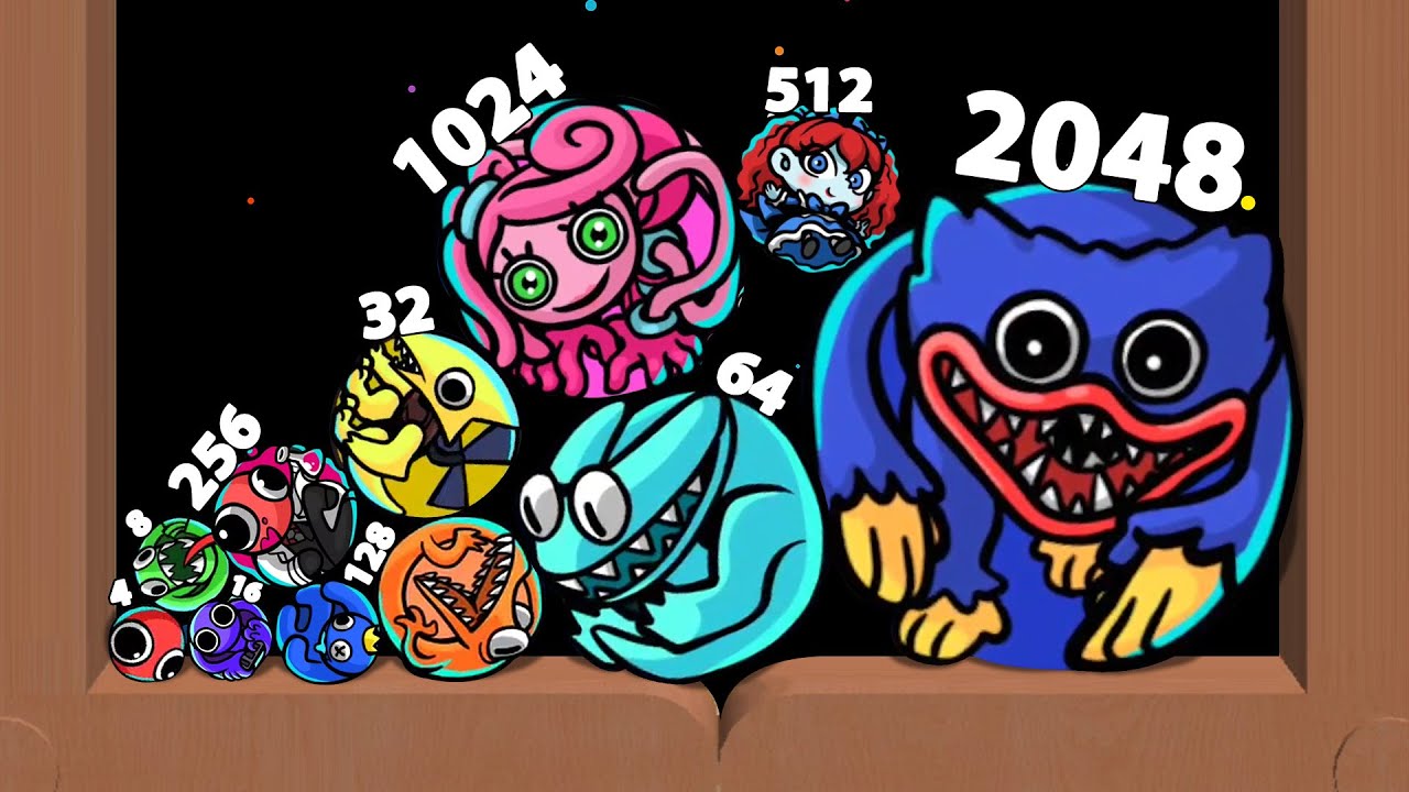 MERGE MONSTERS BALL - Новая игра 2048 шаров, максимальный уровень