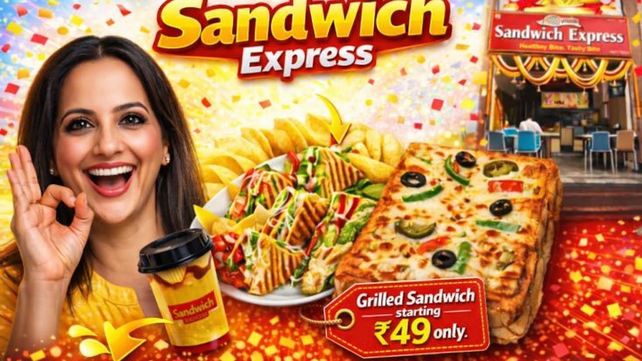 🌟 Pune No.1 Grilled Sandwich? 😲| मिळतो आहे आता सँडविच एक्सप्रेस रावेत PCMC मध्ये 😋