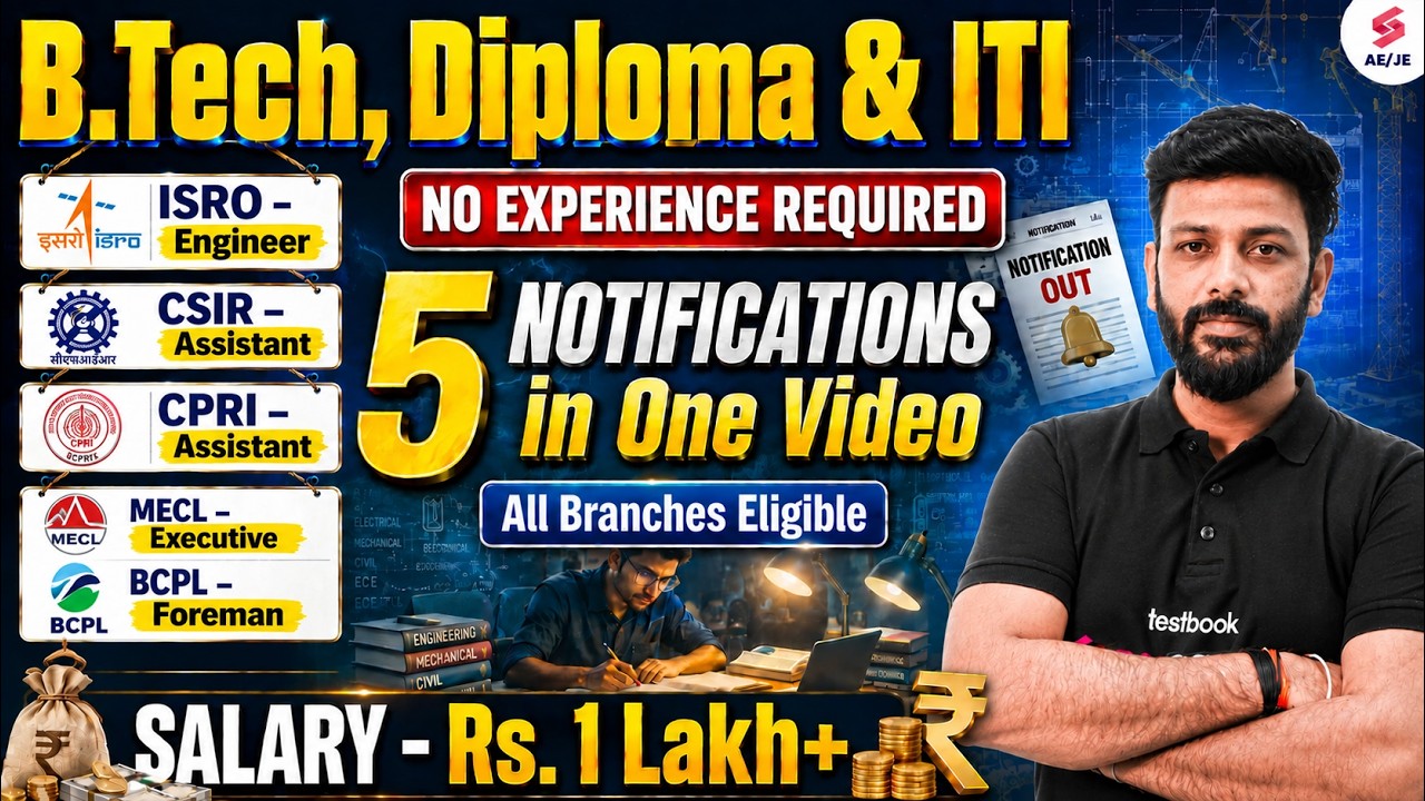 Government Job Vacancy 2026 | Government Vacancies for B.Tech & Diploma Aspirants | Rahul Sir