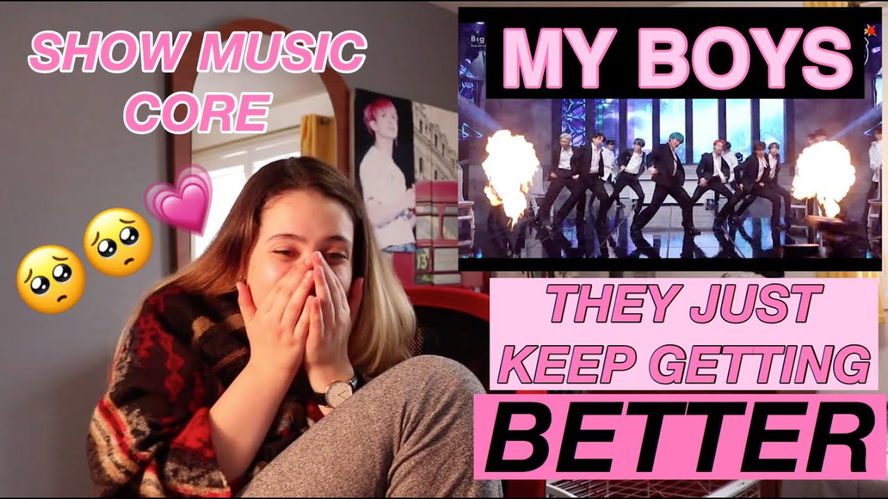 BTS SHOW MUSIC CORE REACTION (Boy With Luv, Dionysus) *한글자막포함!* 방탄소년단 라이브 스테이지 'Show Music Core' 반응!