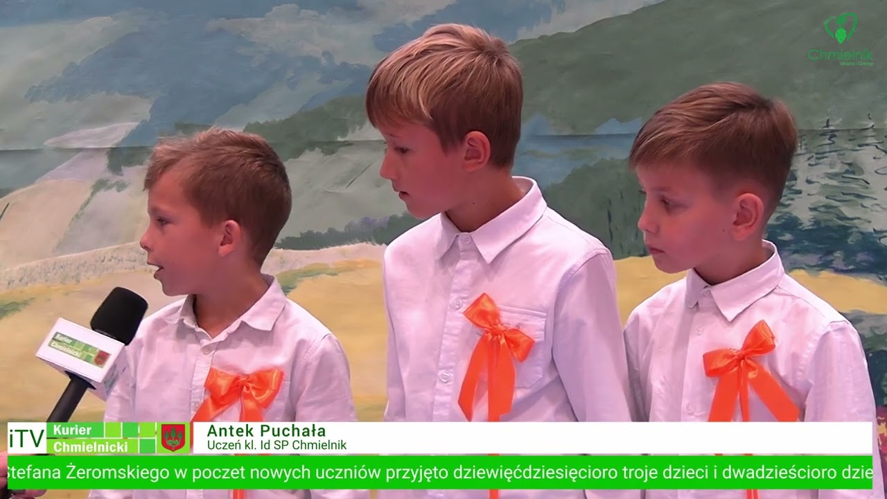 Ślubowanie pierwszoklasistów 2025 - Miasto i Gmina Chmielnik