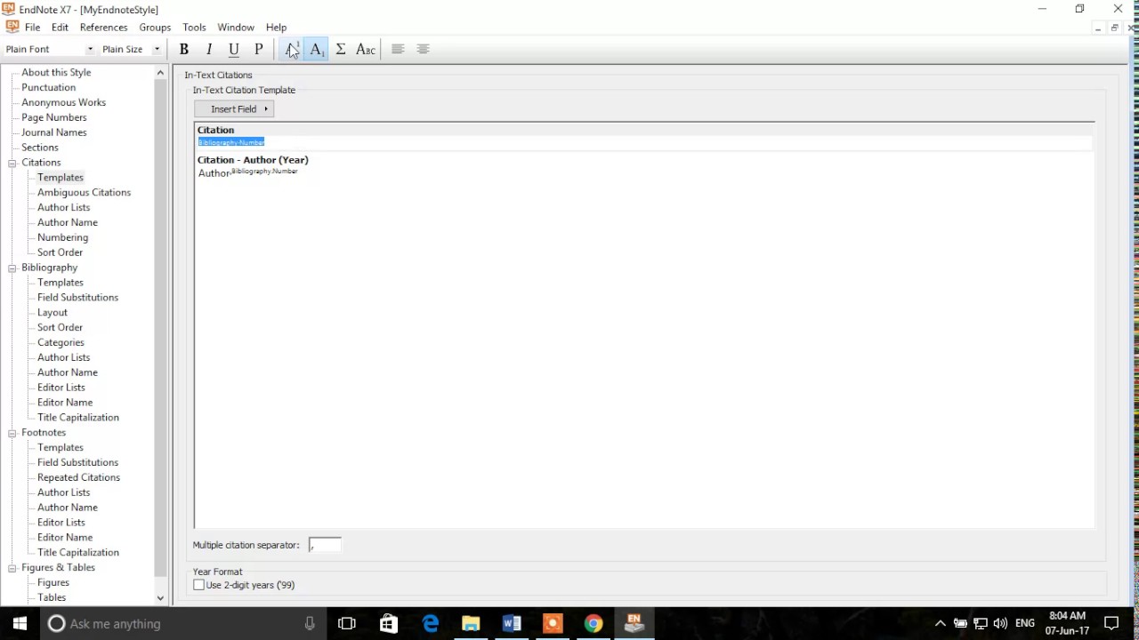 Learn Endnote | Part 02 (Importing a Reference Style or Making Your Own Style)