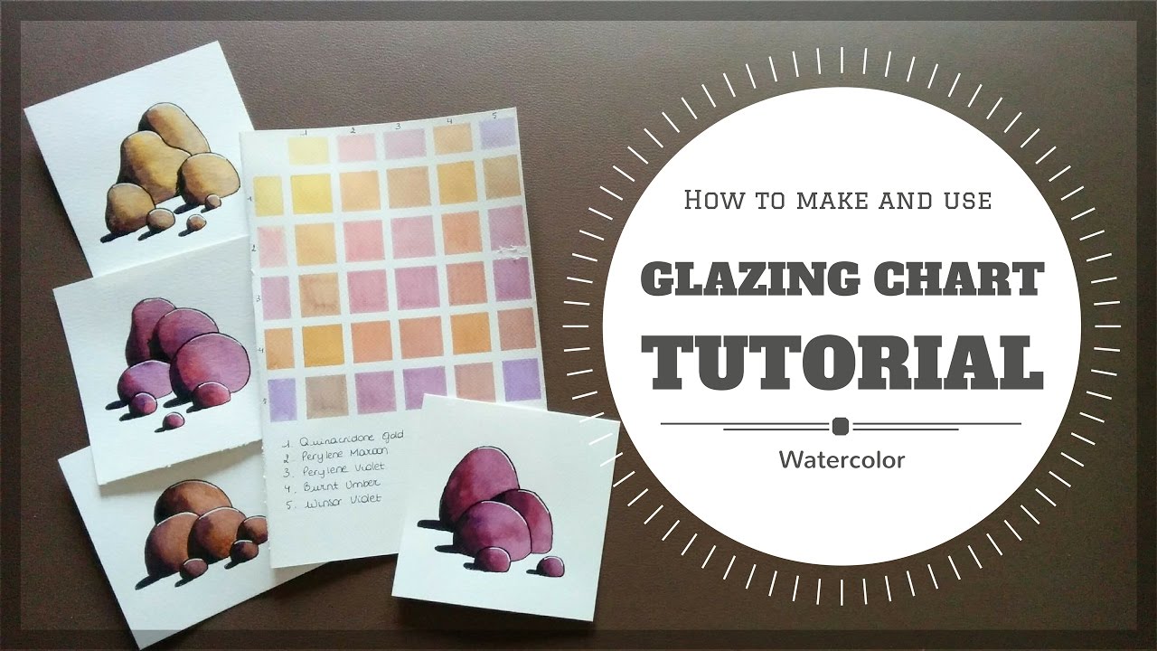 How to make and use a Glazing Chart || Tutorial || Watercolor