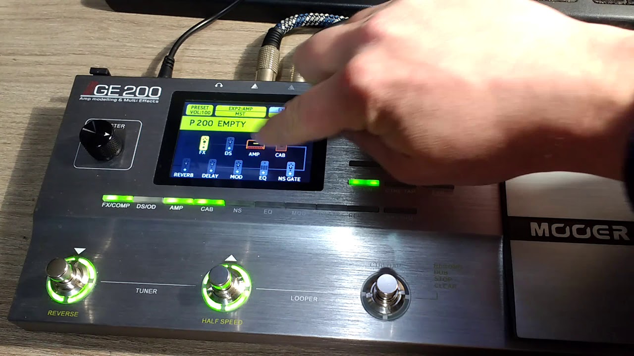 Mooer GE 200 | COMO HACER UN PRESET QUE SUENE BIEN.